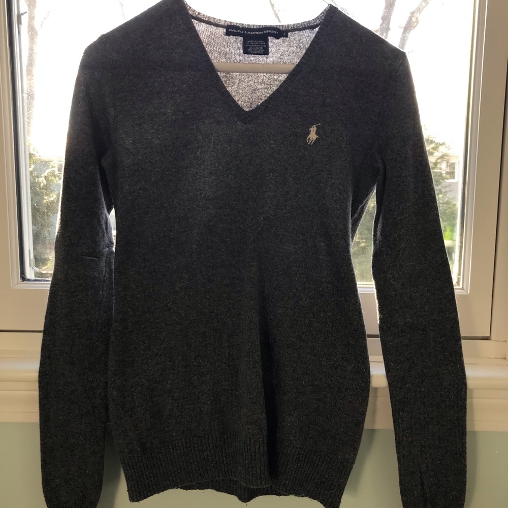 Gray Ralph Lauren sweater